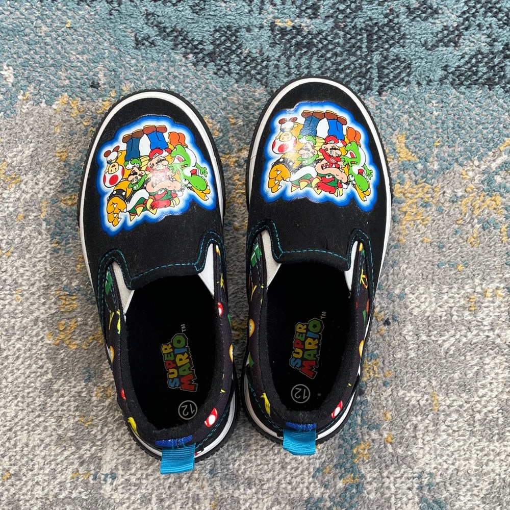Super Mario Slip ons Toddler 12